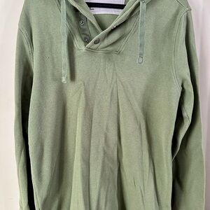 Green Hooded Sweatshirt